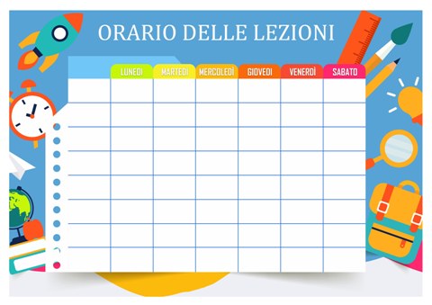 Orario delle lezioni a.s. 2023/2024