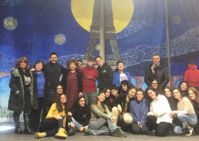 Scenografie per lo spettacolo “C’era una volta… Aristogattoni”