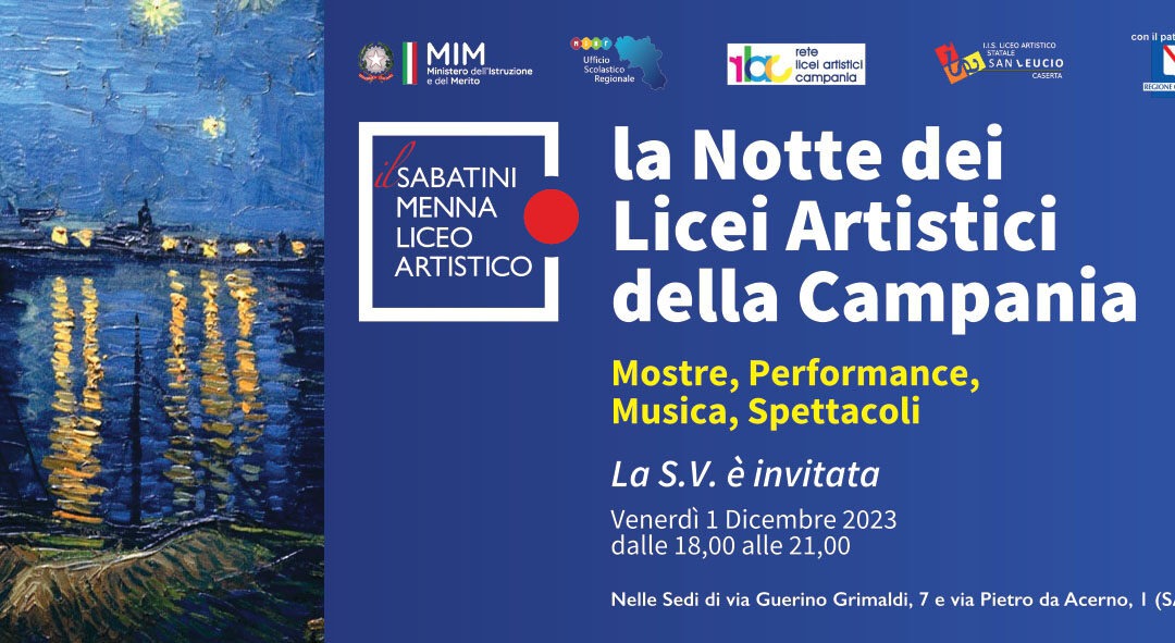 La notte dei Licei Artistici della Campania