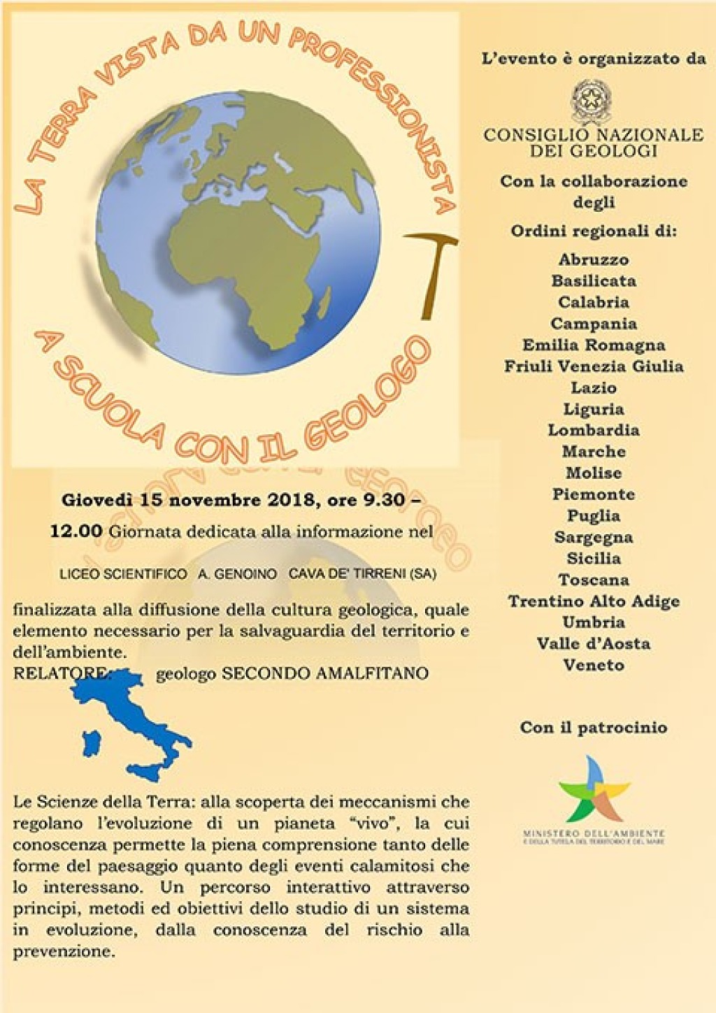 A Scuola con il Geologo